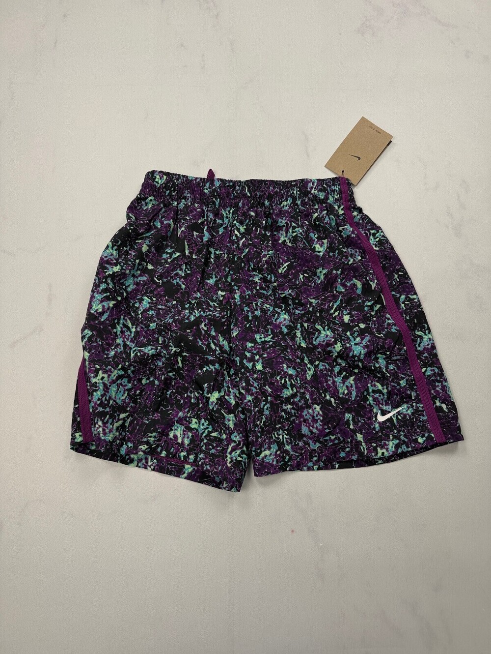 Nike Dri-FIT Athletic Shorts Purple Modern Sporty - Girls M NWT